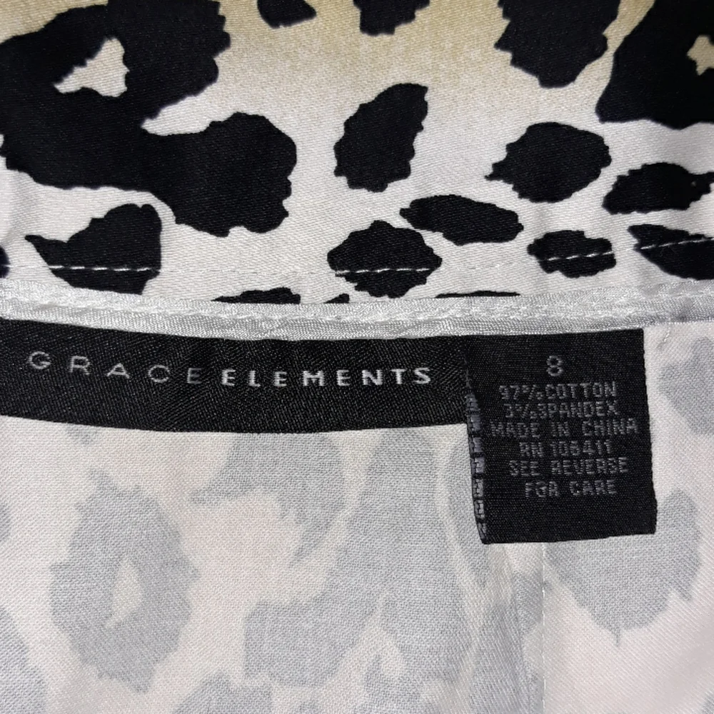 Grace Elements Leopard Skirt Size 8 - Picture 5 of 5